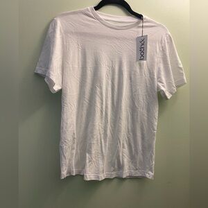 NWT Mens Womend Unisex BOTH white Crewneck tee Modal Pima Cotton size medium